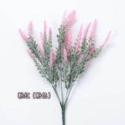 Artificial Flocked Lavender Bouquet for Home & Wedding Decor