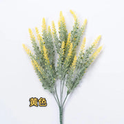 Artificial Flocked Lavender Bouquet for Home & Wedding Decor