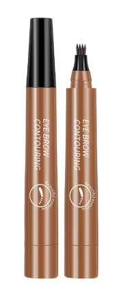 4-Tip Microblading-Style Eyebrow Pen for Hair-Like Brow Strokes - Hellbraun1