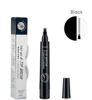 4-Tip Microblading-Style Eyebrow Pen for Hair-Like Brow Strokes - Dark Brown