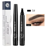 4-Tip Microblading-Style Eyebrow Pen for Hair-Like Brow Strokes - Dark Brown1