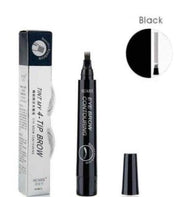 4-Tip Microblading-Style Eyebrow Pen for Hair-Like Brow Strokes - brown