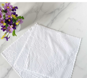 Soft Microfiber Square Towels for Face, Hand & Household Cleaning - White, 30*60 thin white lock edge