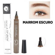 4-Tip Microblading-Style Eyebrow Pen for Hair-Like Brow Strokes - Ruivinho