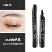 4-Tip Microblading-Style Eyebrow Pen for Hair-Like Brow Strokes - BLACK