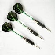 Steel Tip Darts Set with Aluminium Shafts & Flights - 5-line green+30 line