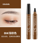 4-Tip Microblading-Style Eyebrow Pen for Hair-Like Brow Strokes - LIGHT BROWN-1