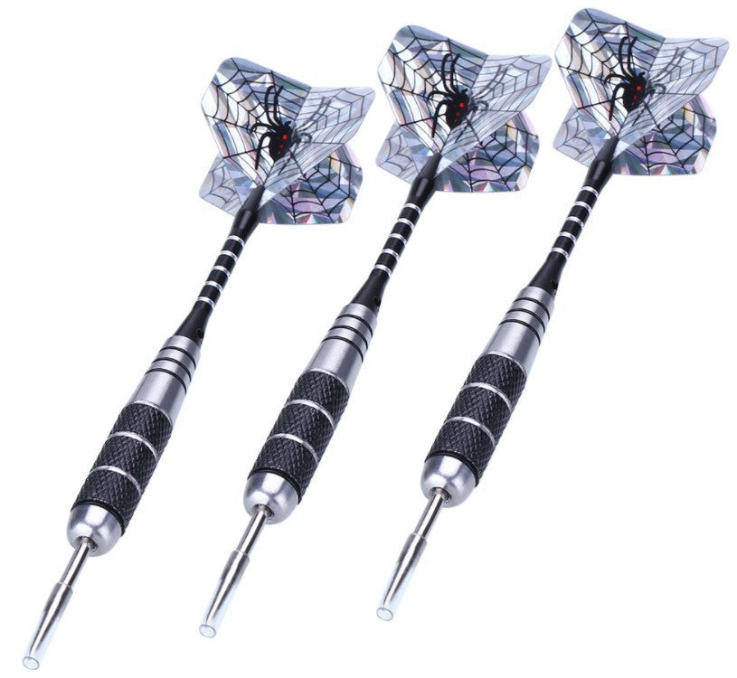 Steel Tip Darts Set with Aluminium Shafts & Flights - 5-line black+L18 size