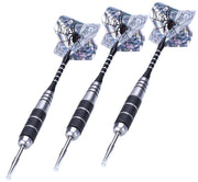 Steel Tip Darts Set with Aluminium Shafts & Flights - 5-line black+L18 size