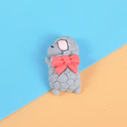 Cartoon Animal Resin Charms for DIY Crafts, Phone Cases & Decor