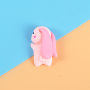 Cartoon Animal Resin Charms for DIY Crafts, Phone Cases & Decor