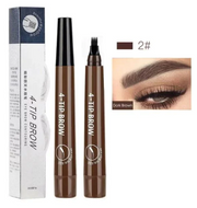 4-Tip Microblading-Style Eyebrow Pen for Hair-Like Brow Strokes - White