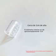 Silicone Gel Toe Protector Sleeves & Separators with Ventilation Holes - Transparent 2 pack [opp packaging]